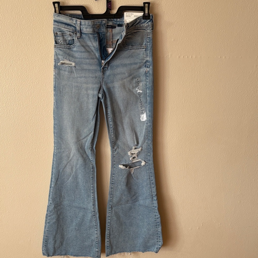 American Eagle Outfitters Light Blue Flare Jeans